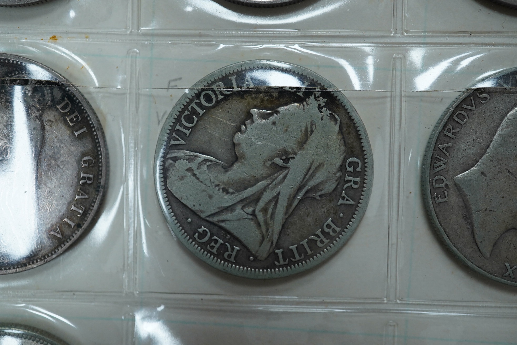 British silver coins, George II to George VI